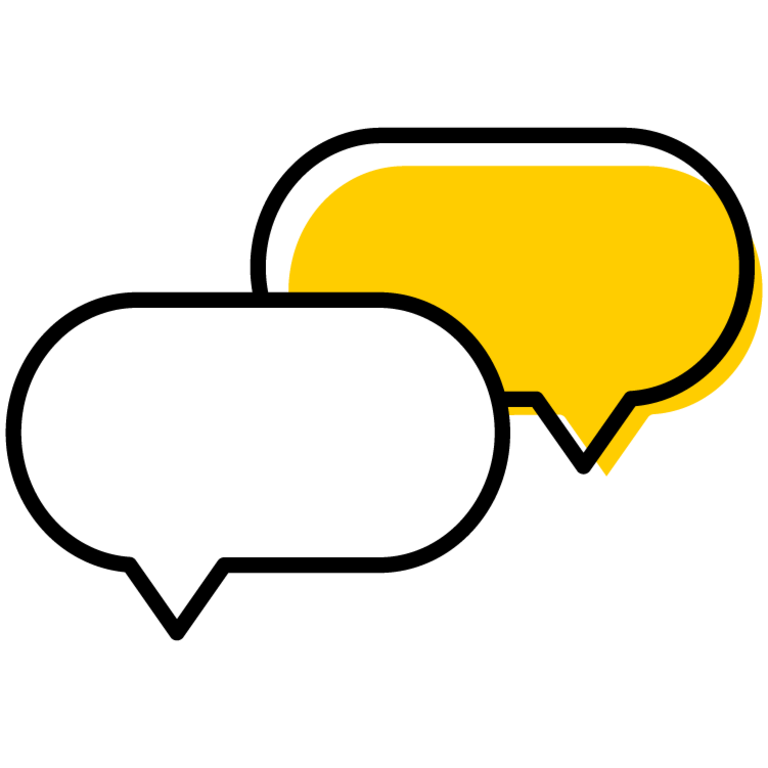 Icon - two speech bubbles