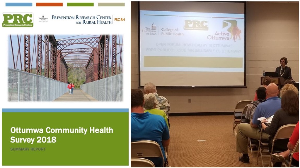 Image of Ottumwa Community Health Survey and community presentation